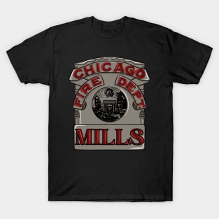 Peter Mills | Chicago Fire Badge T-Shirt